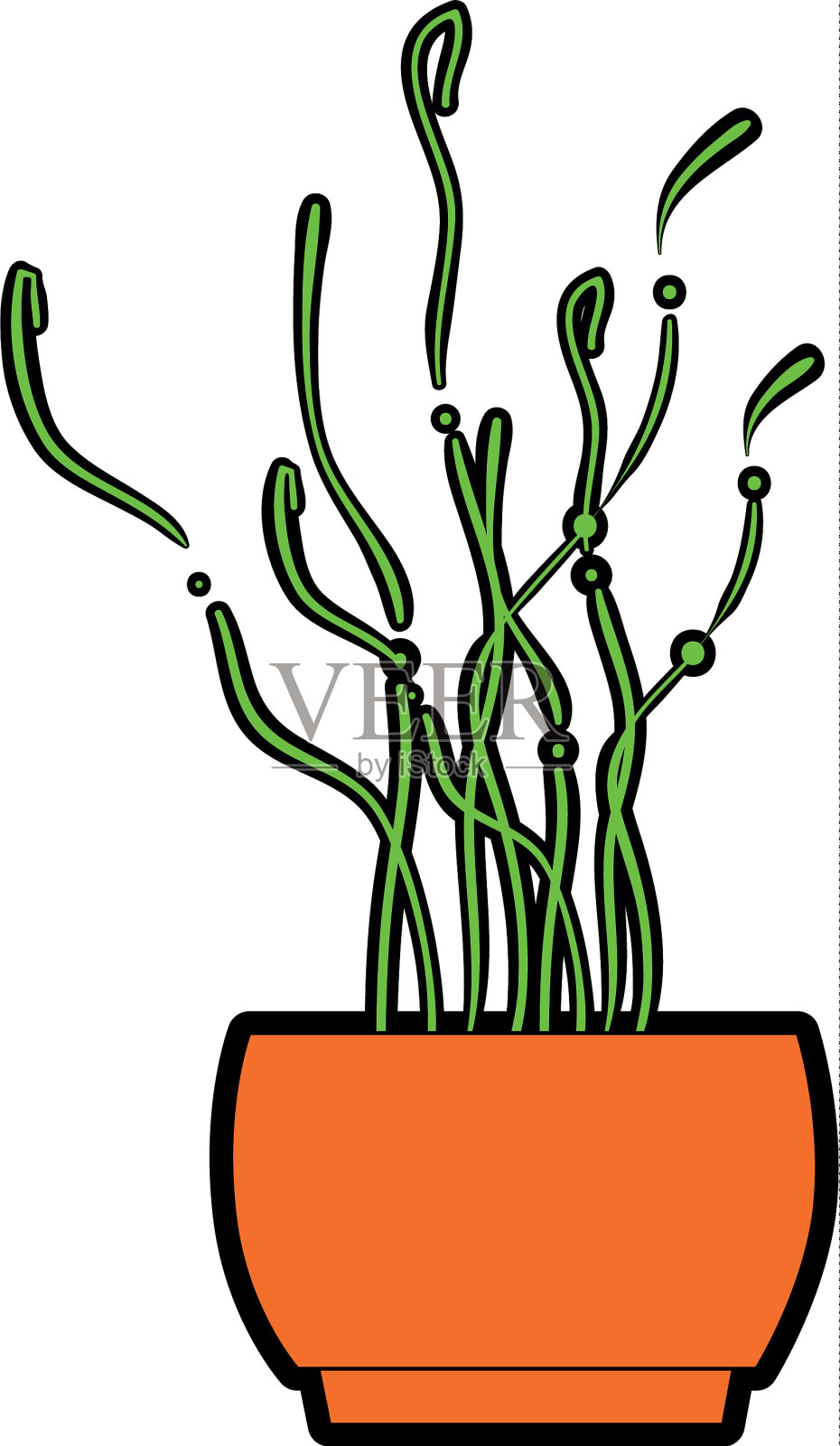 装饰壶孤立图标设计元素图片