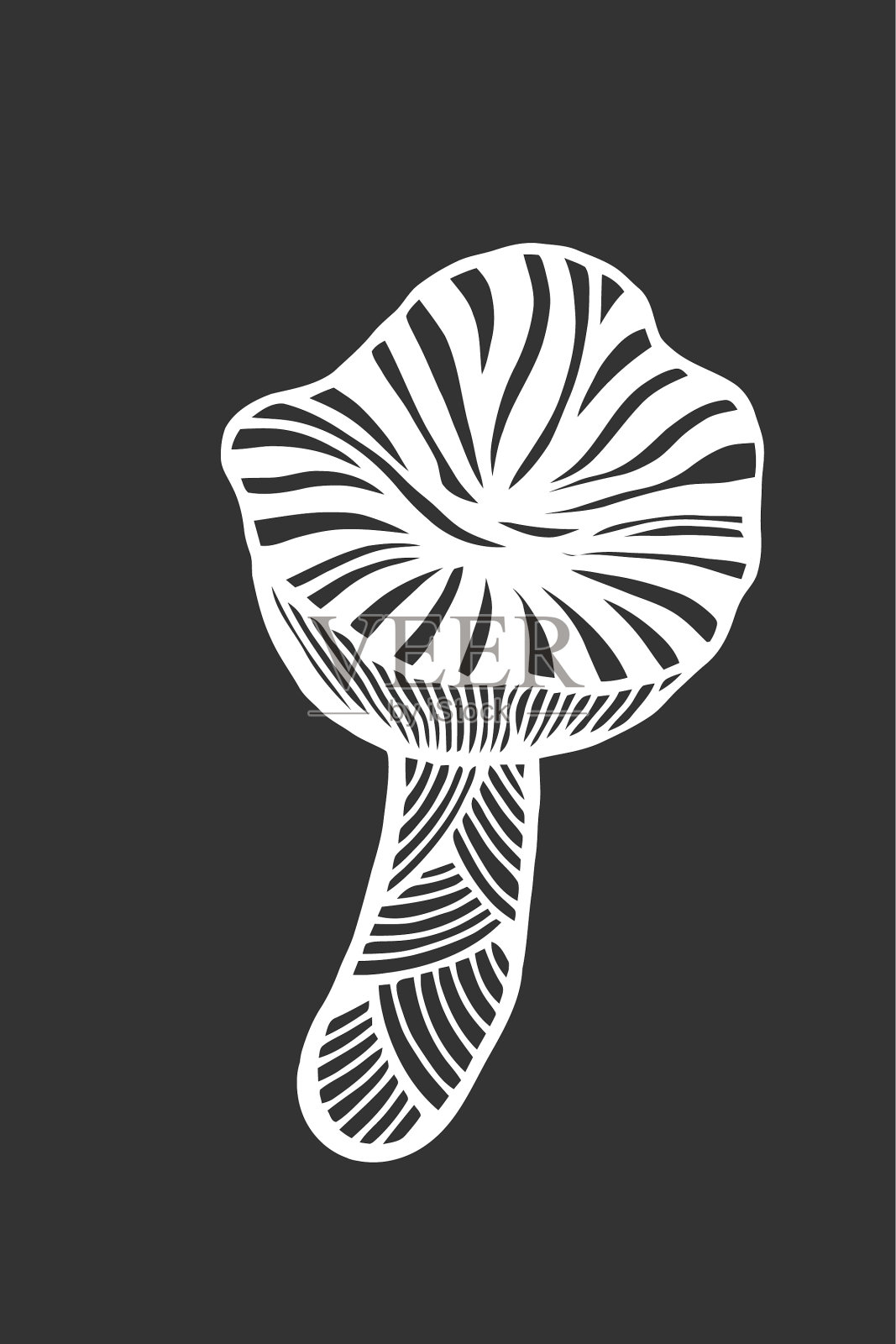 手绘魔法蘑菇插画图片素材