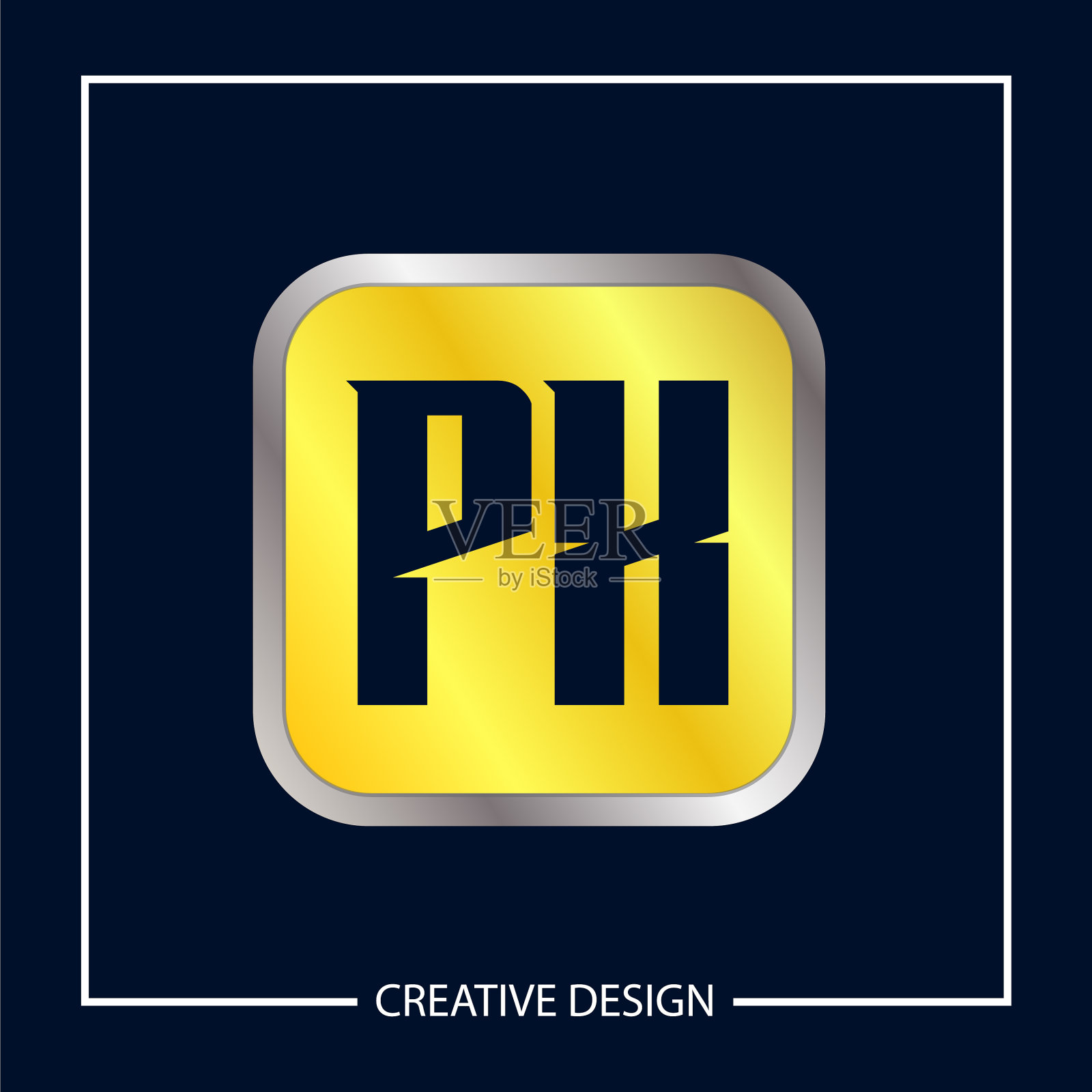 首字母px标识模板设计插画图片素材