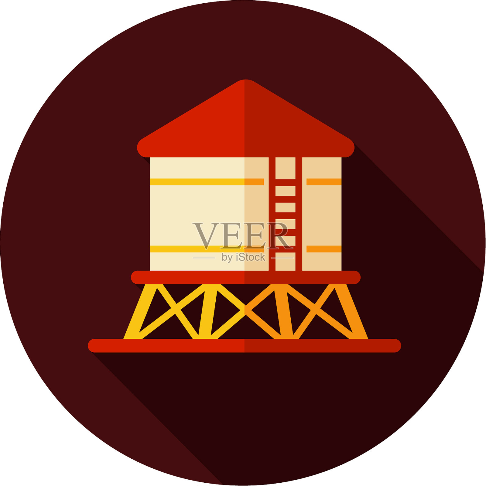 水塔图标图标素材