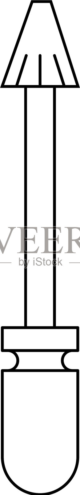 孤立的螺丝刀的设计设计元素图片