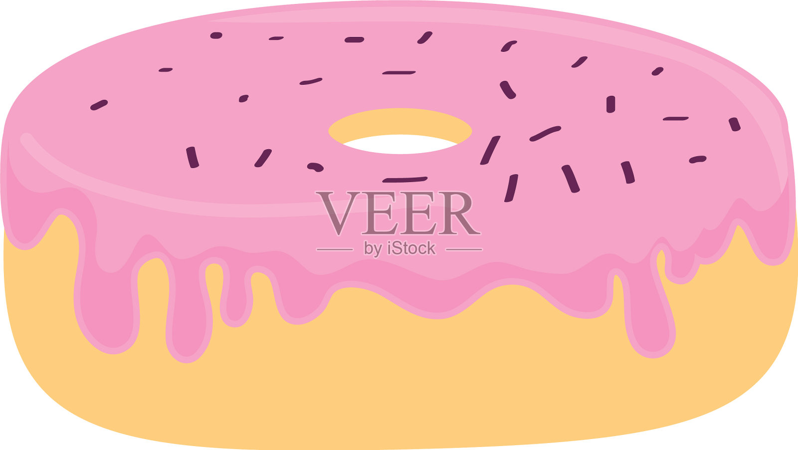 甜甜圈设计元素图片