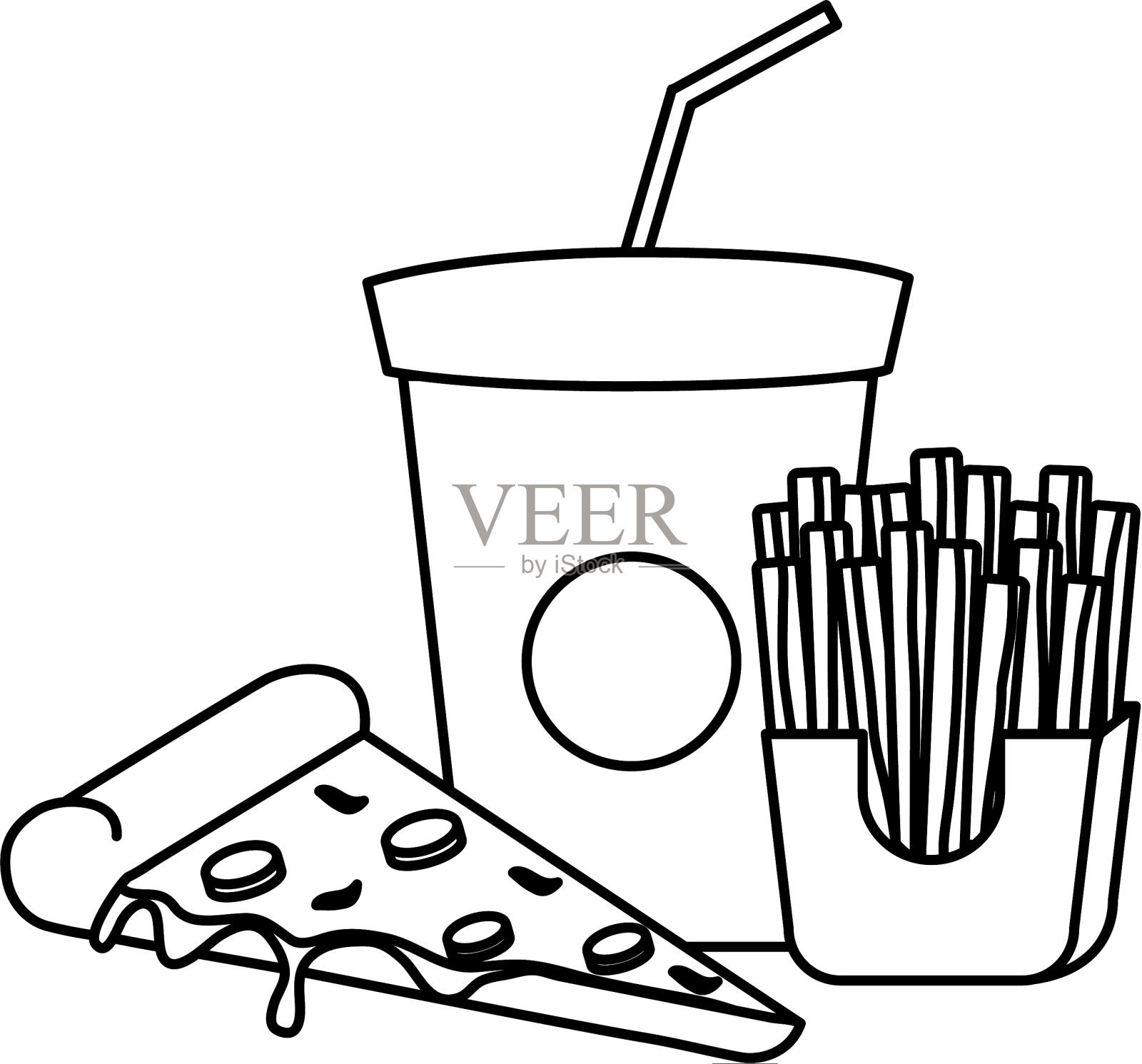 披萨片设计设计元素图片