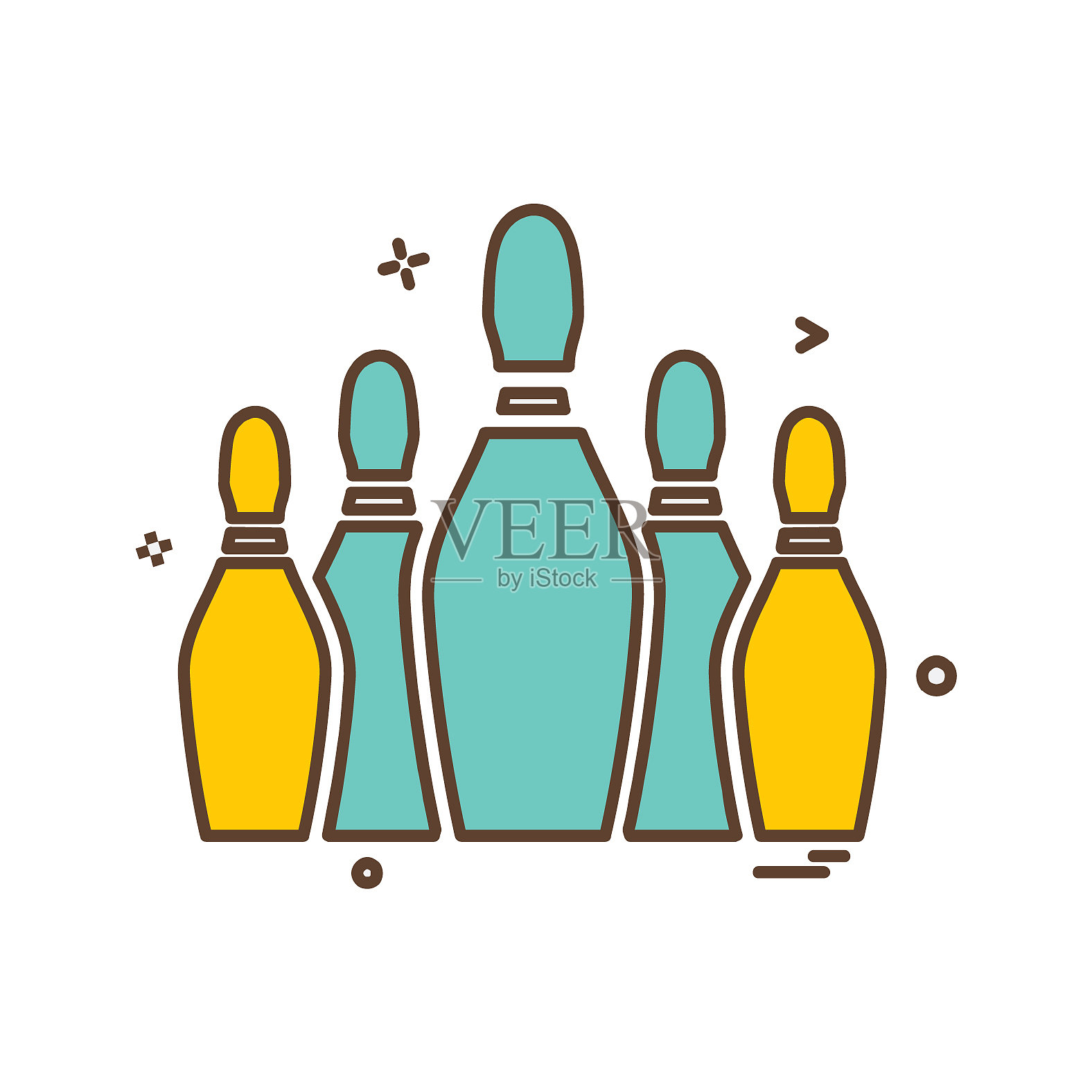 保龄球图标设计图标素材