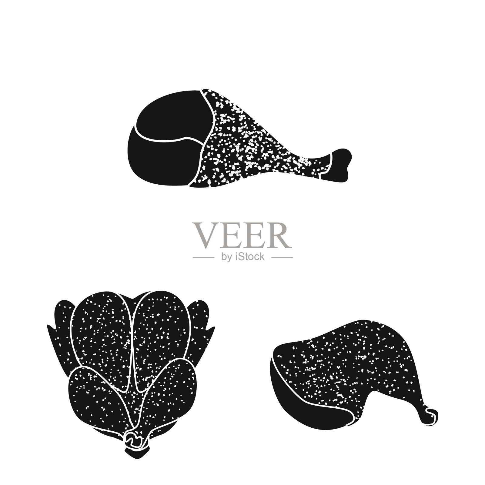 孤立对象餐厅和农业标志插画图片素材