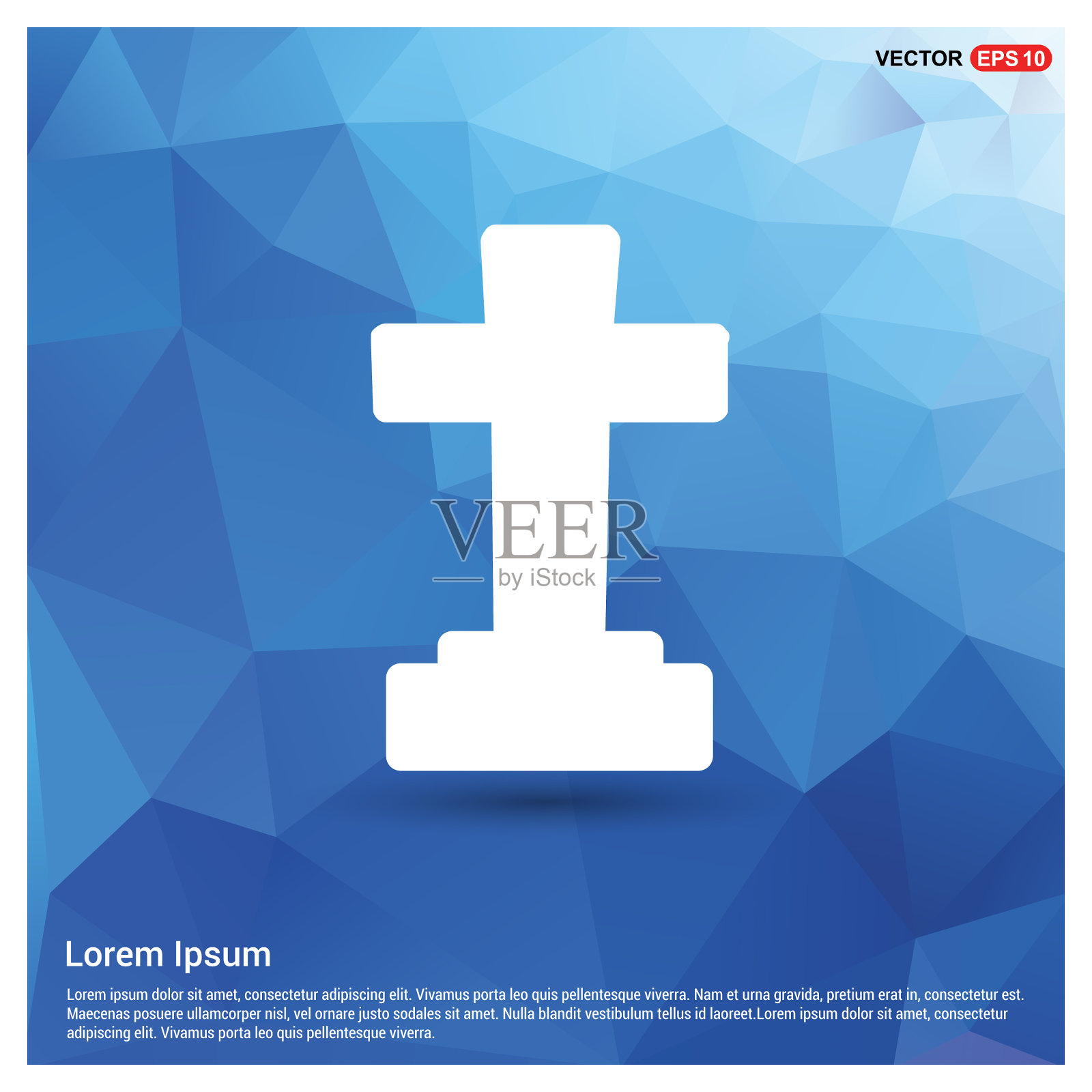 万圣节十字墓碑插画图片素材