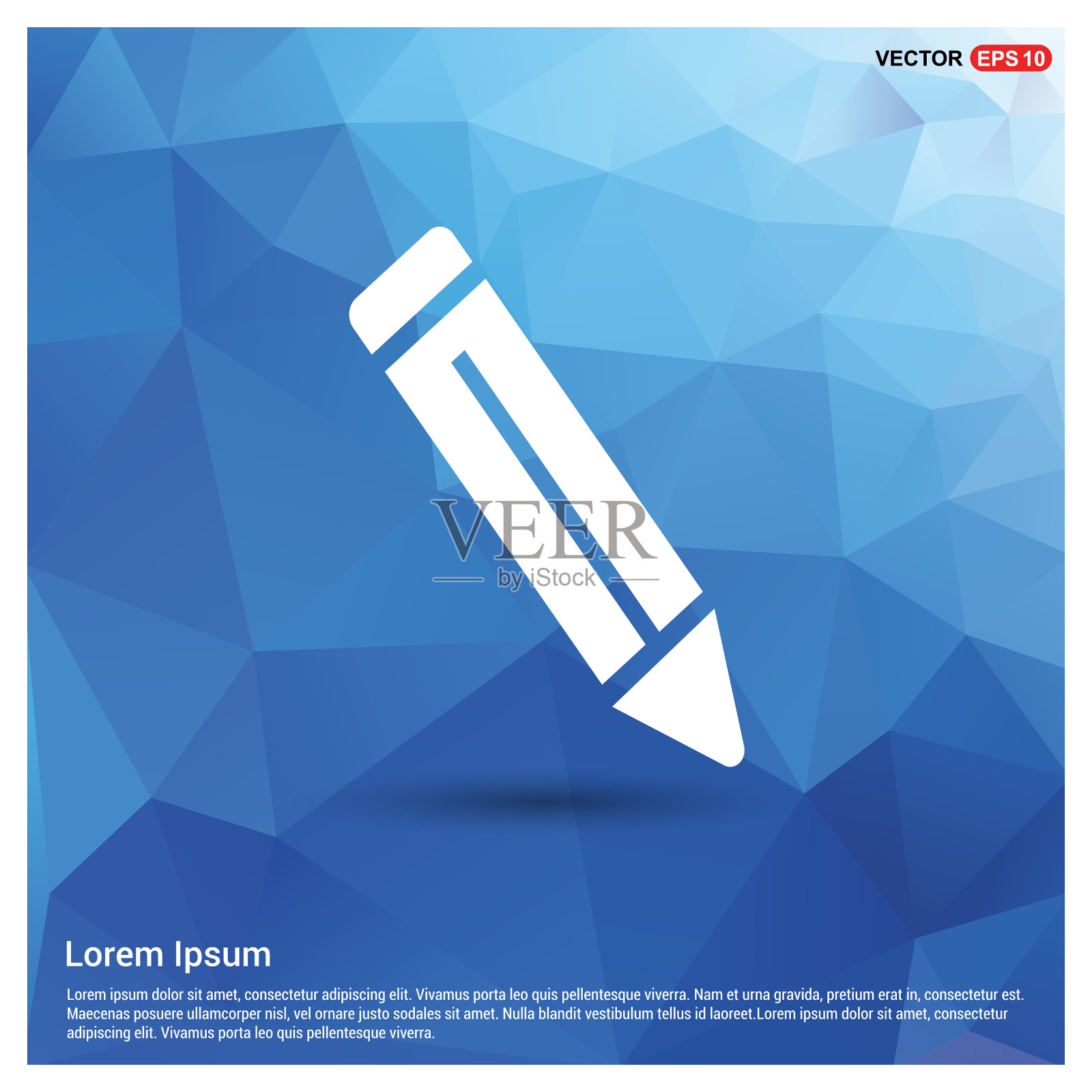 铅笔图标插画图片素材