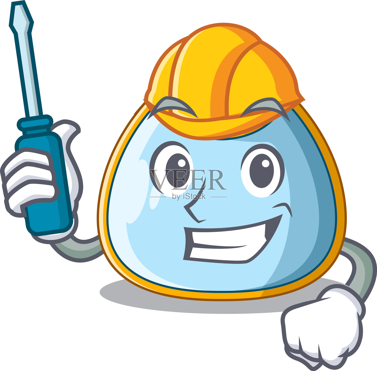 汽车婴儿围嘴上隔离吉祥物设计元素图片