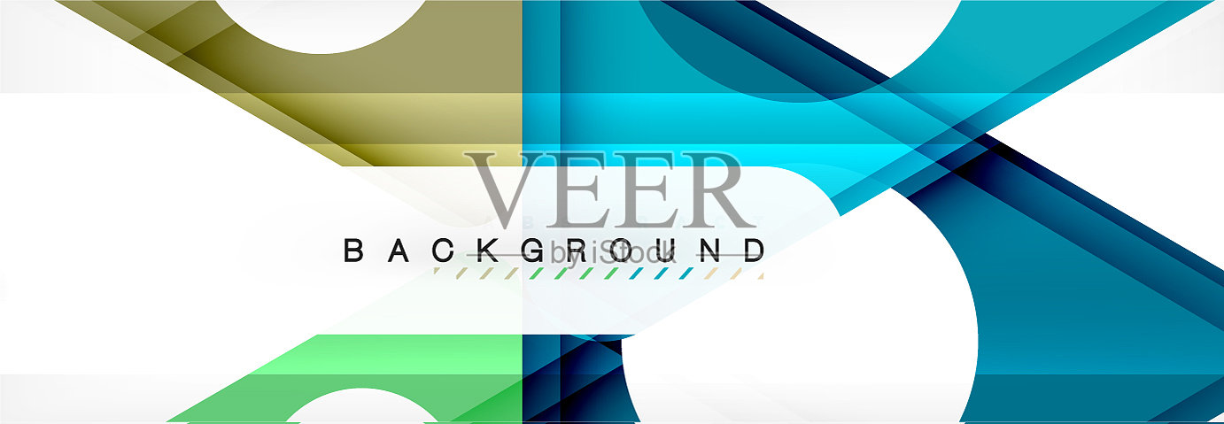 几何背景圆和三角形形状插画图片素材