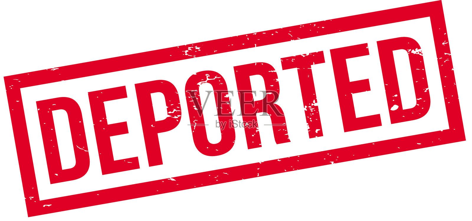 驱逐出境橡皮图章设计元素图片