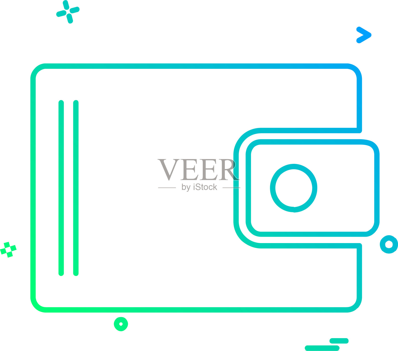 钱包图标设计插画图片素材