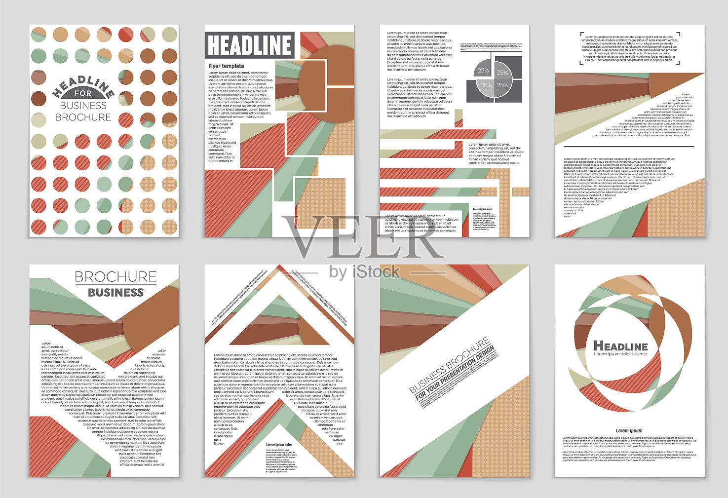 抽象布局的艺术背景设置插画图片素材