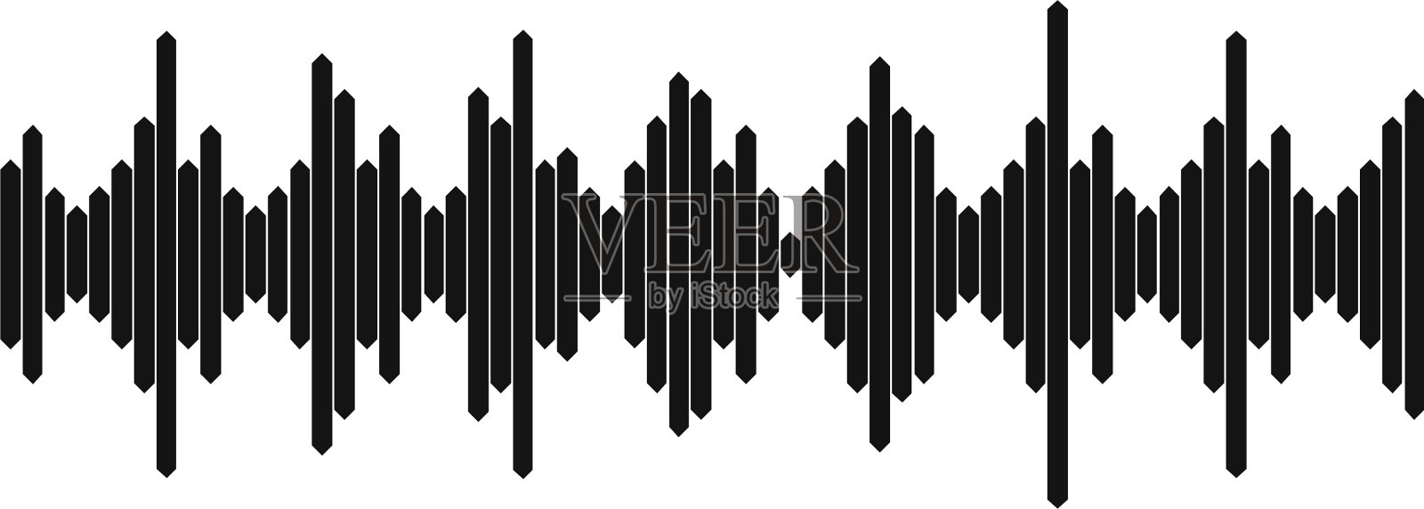 均衡器元素图标简单的黑色风格设计元素图片