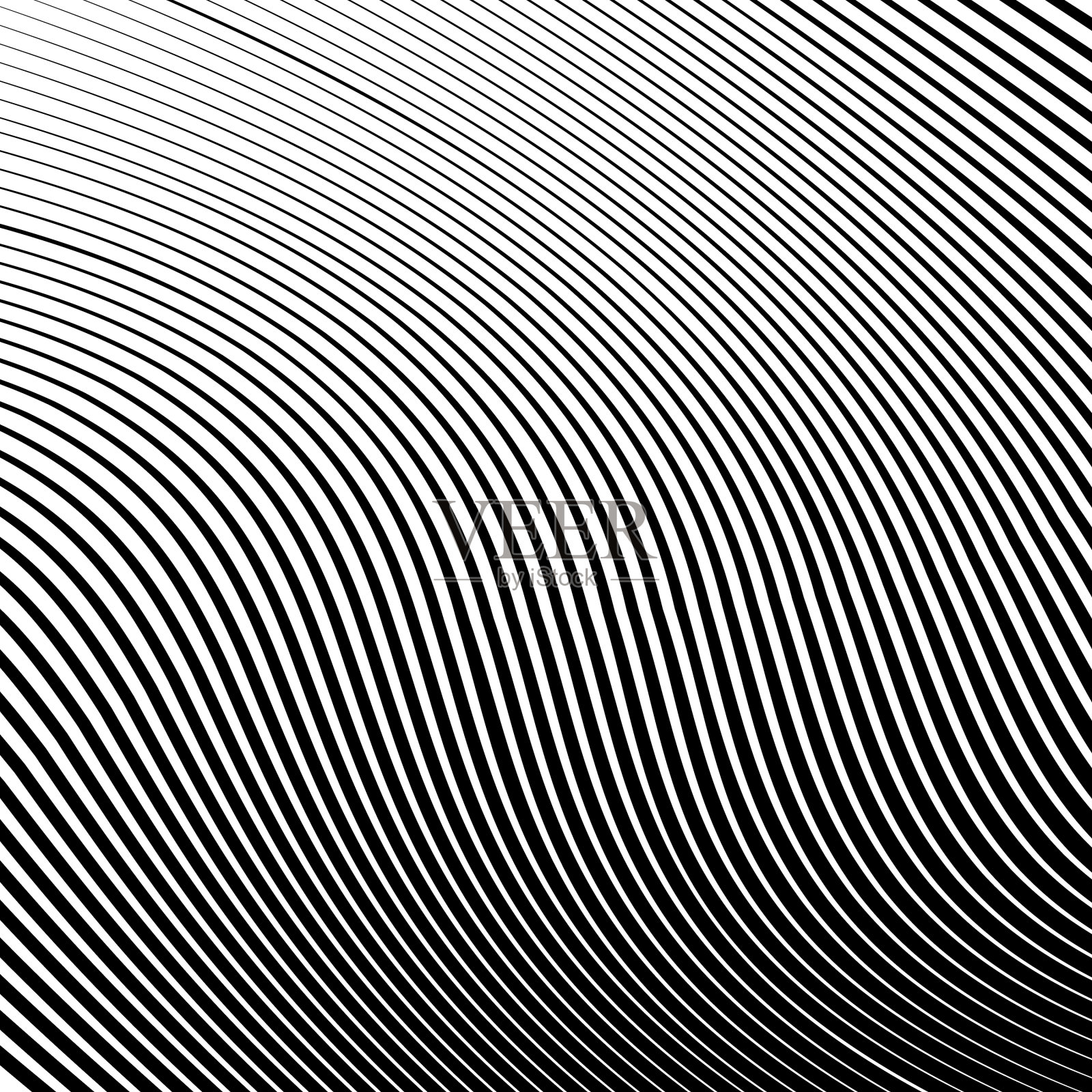 波浪的抽象背景插画图片素材