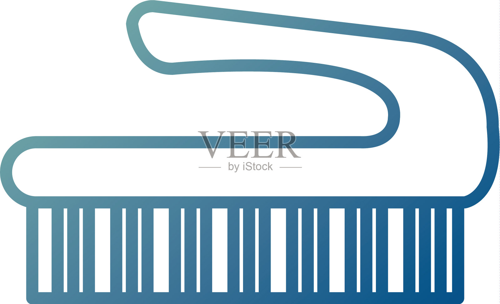 手柄刷清洗孤立图标插画图片素材