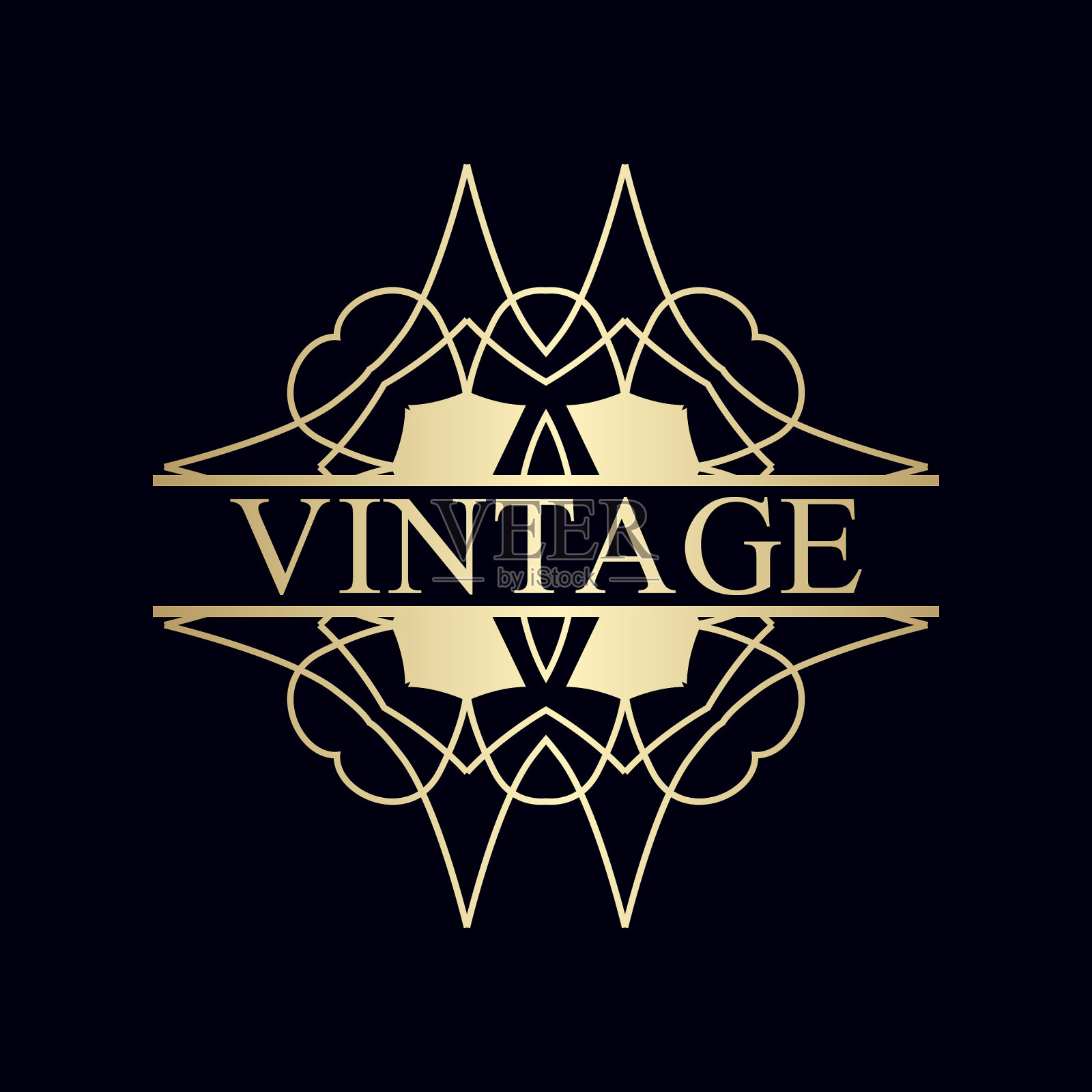 古董装饰标志插画图片素材