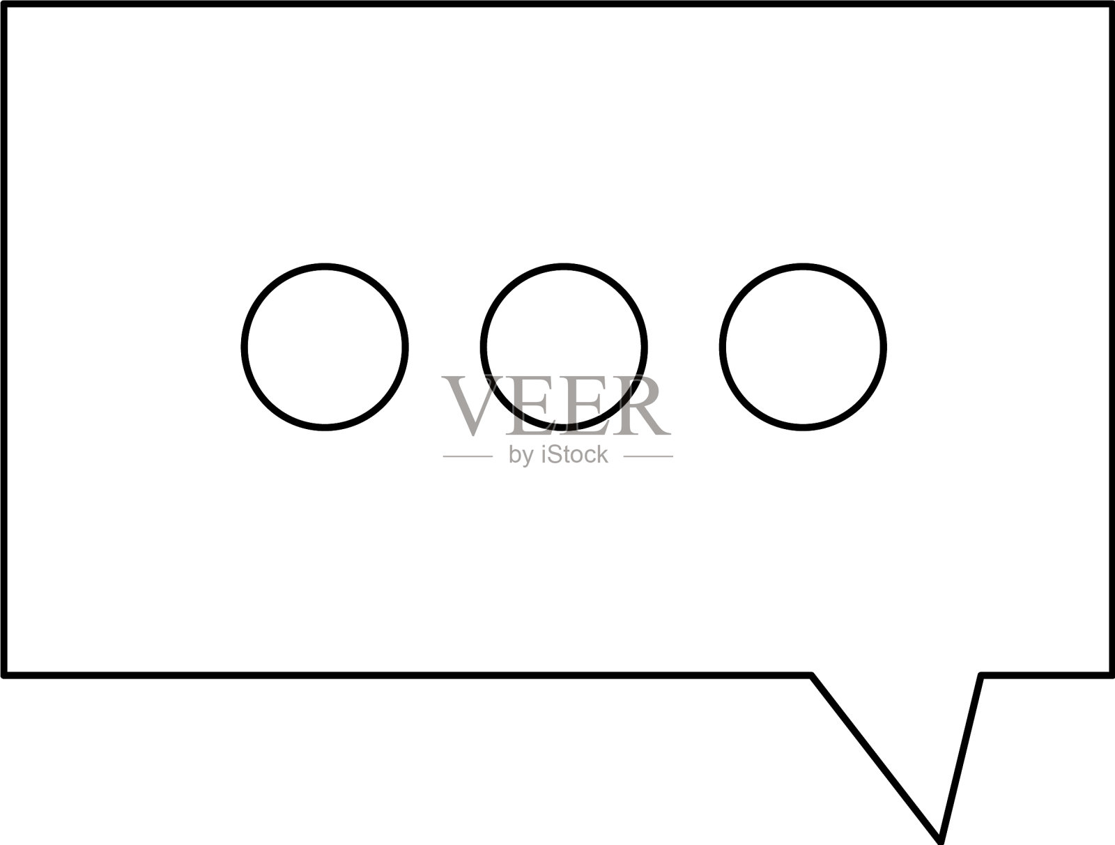 气泡图标插画图片素材