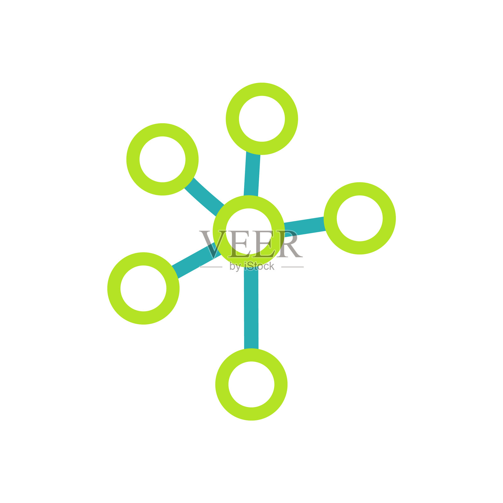 分子标志连接标志图标模板图标素材