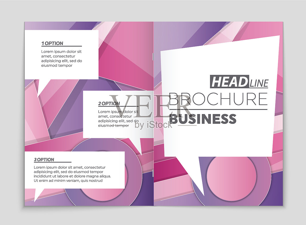 抽象布局的艺术背景设置插画图片素材