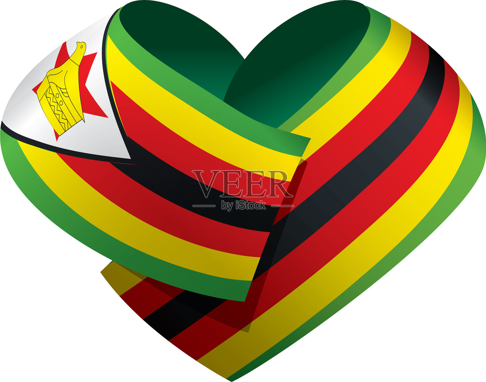 津巴布韦的旗帜设计元素图片