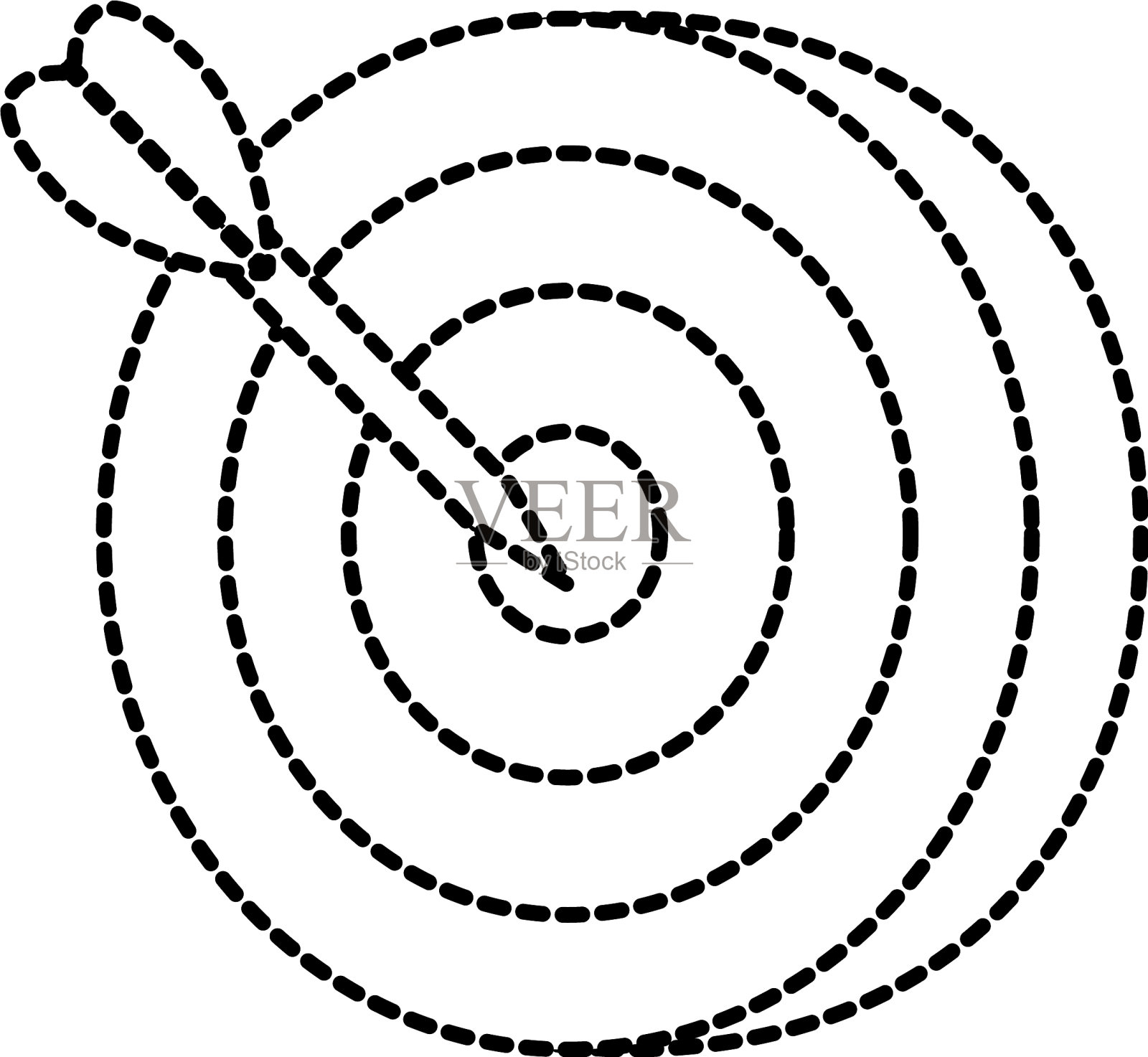 孤立的目标设计插画图片素材
