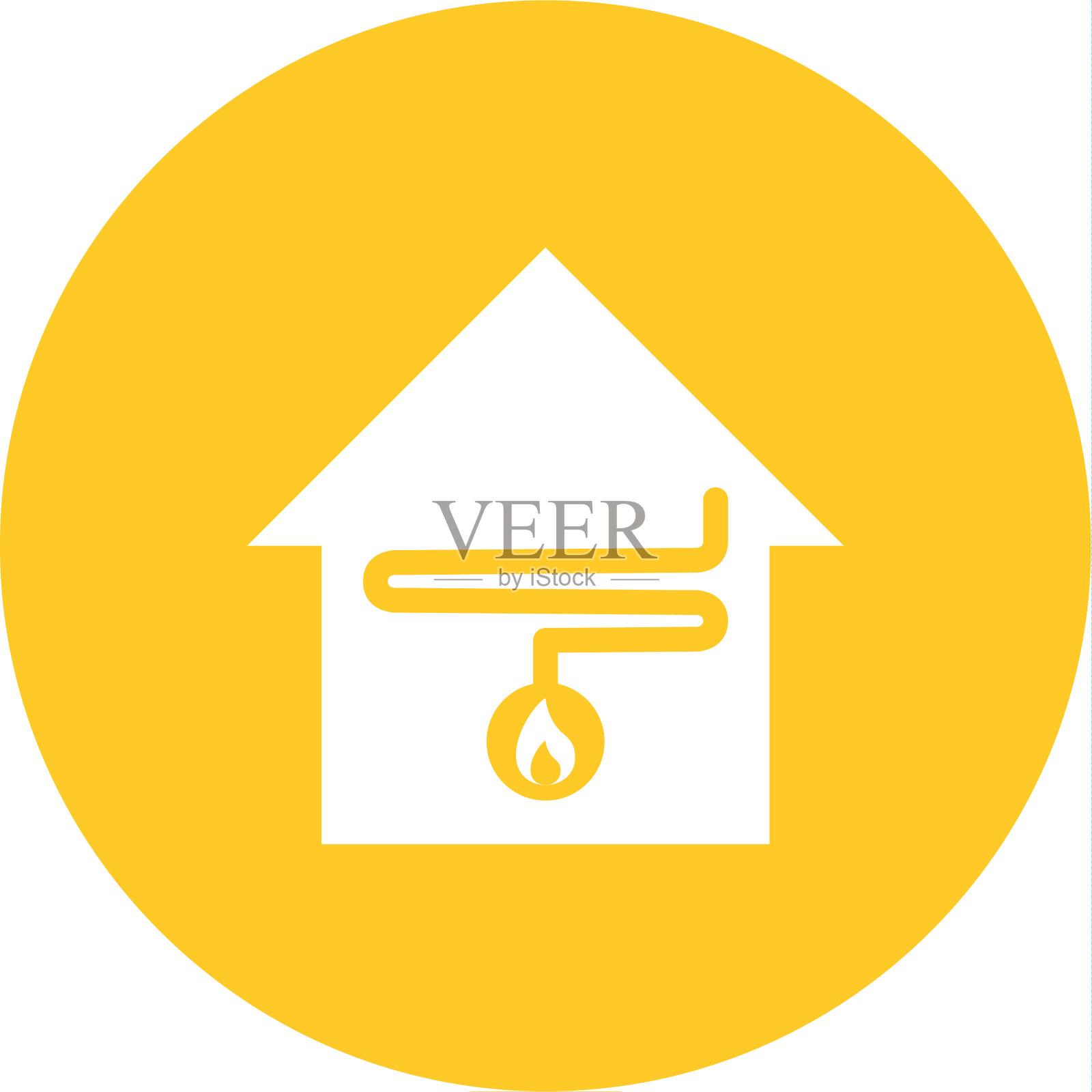 加热系统插画图片素材