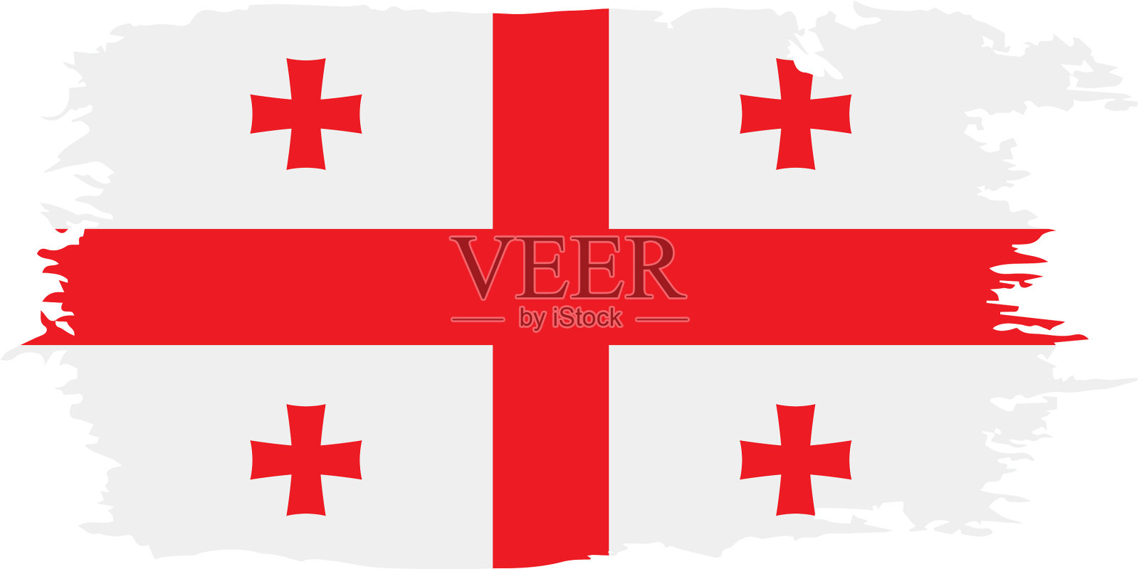 格鲁吉亚国旗设计元素图片