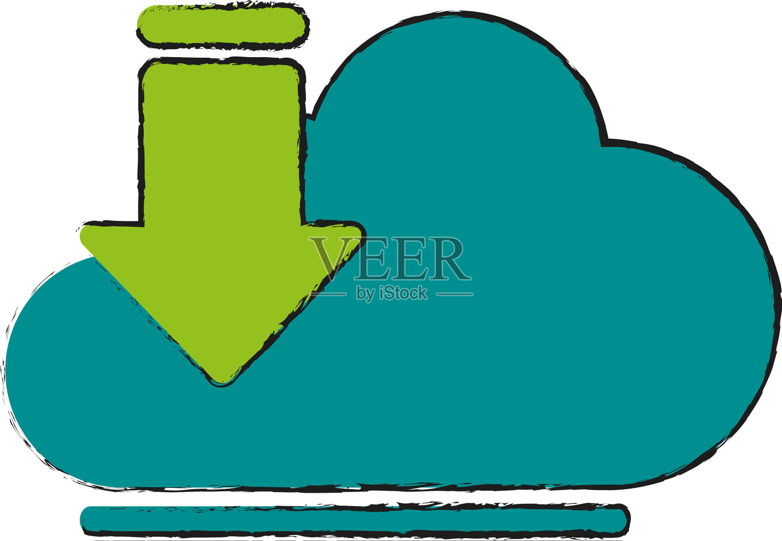 云计算技术插画图片素材