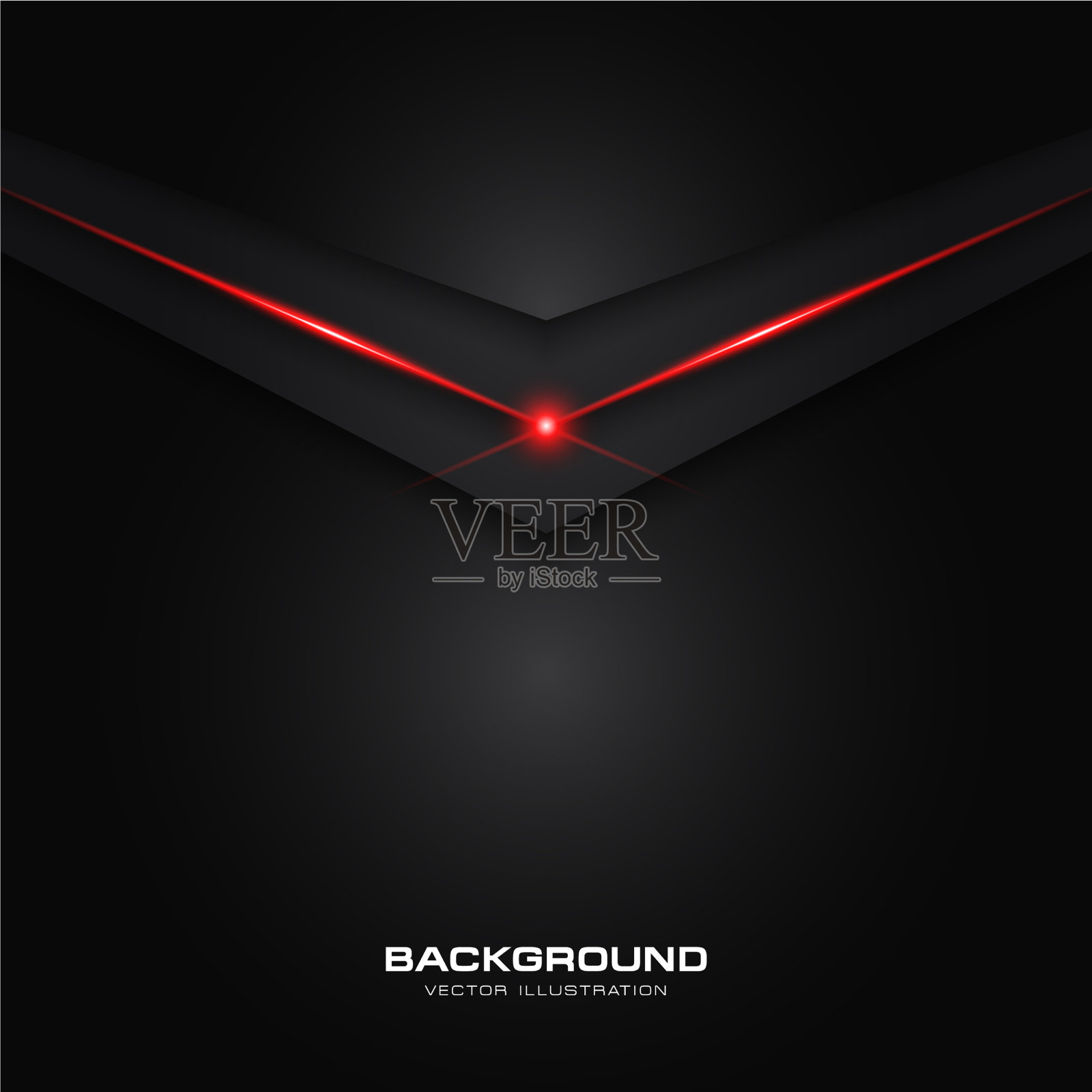 抽象金属红色光泽黑色框架插画图片素材