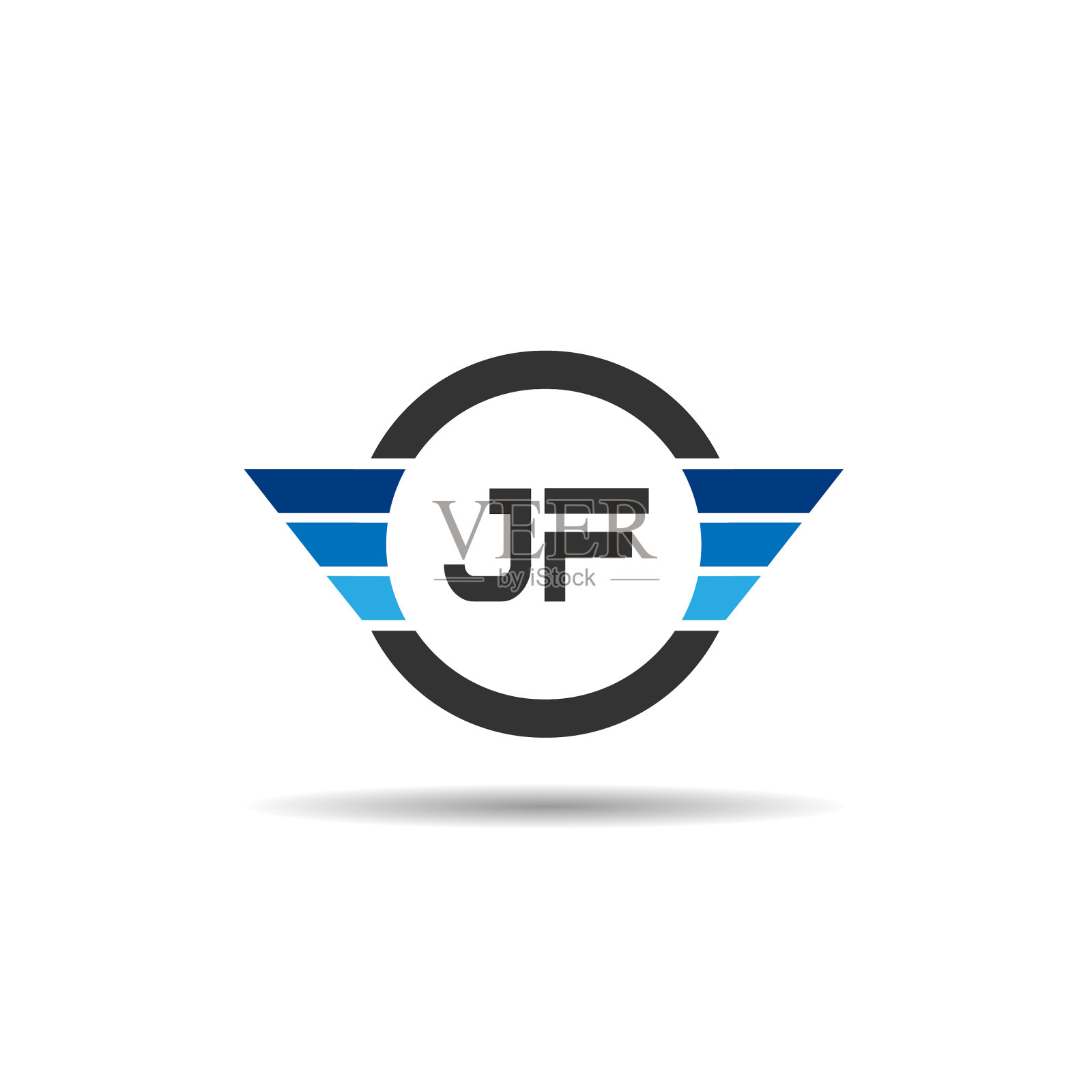 首字母jf标志模板设计设计元素图片