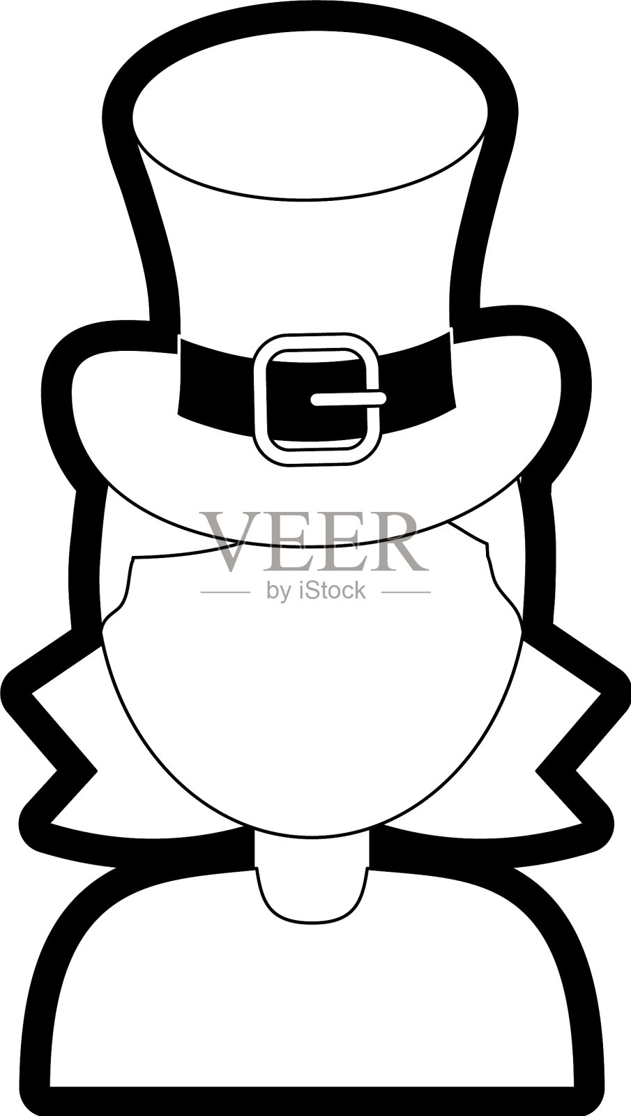 爱尔兰大礼帽设计设计元素图片