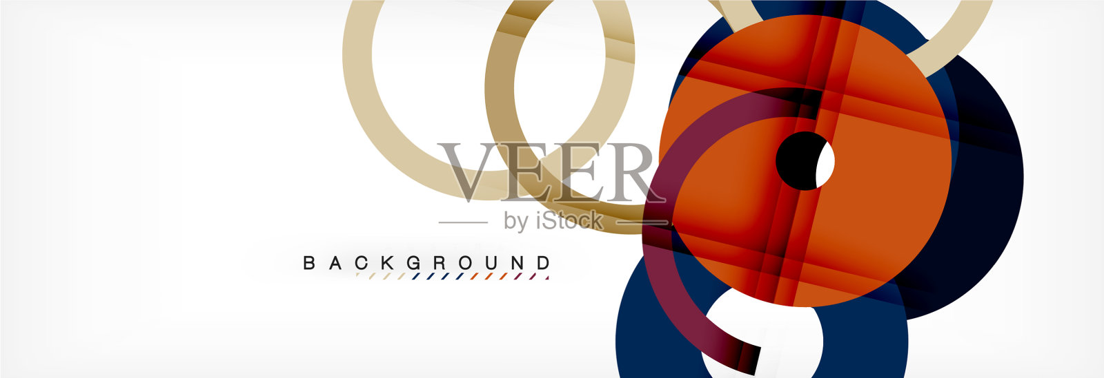 几何现代背景环抽象插画图片素材