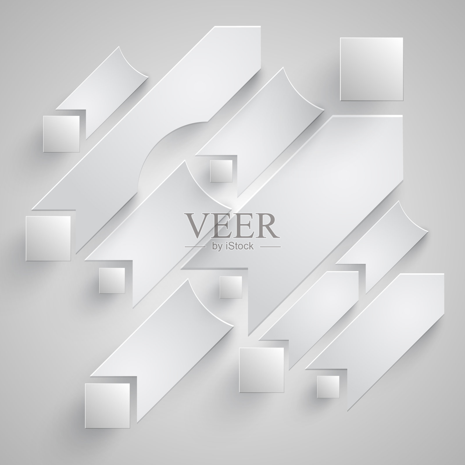 网页设计的干净抽象模板插画图片素材