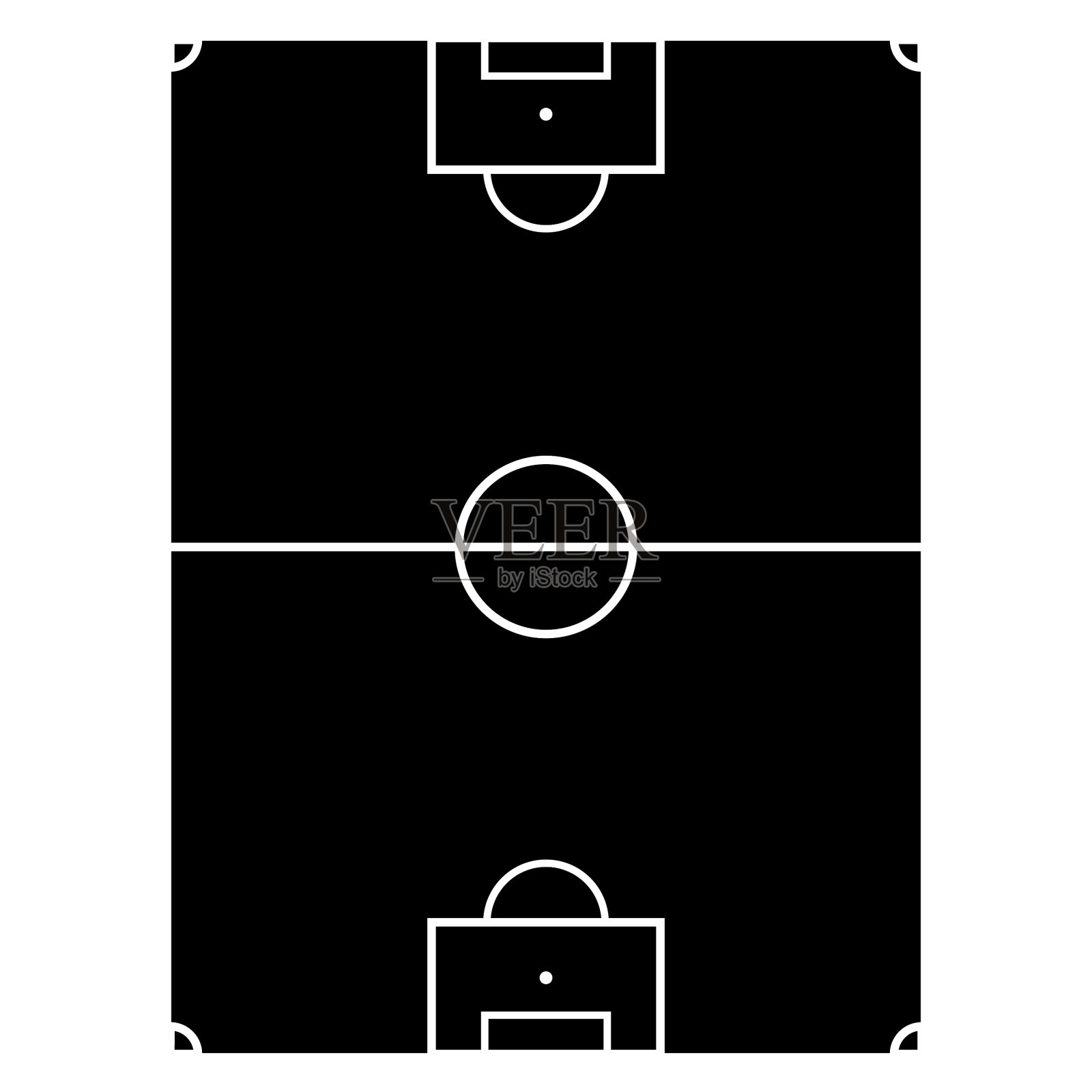 足球场插画图片素材