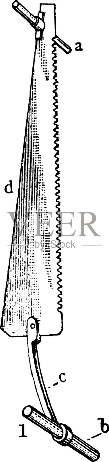 坑了古董插画图片素材