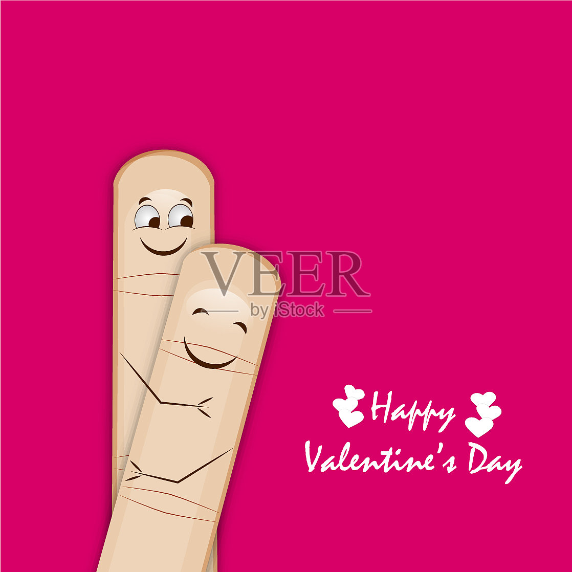 情人节的背景插画图片素材