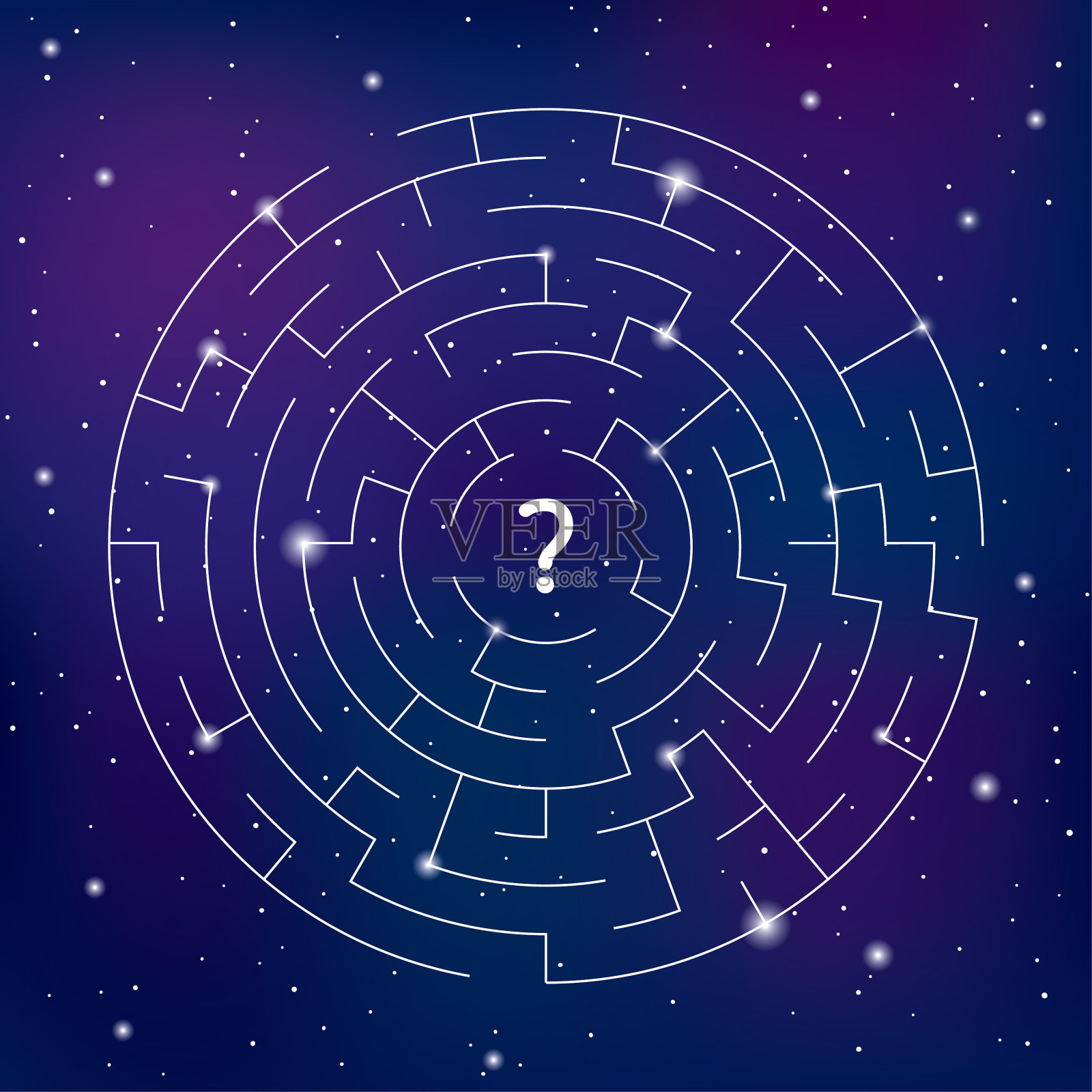 绕迷宫的空间背景找到你的方式插画图片素材