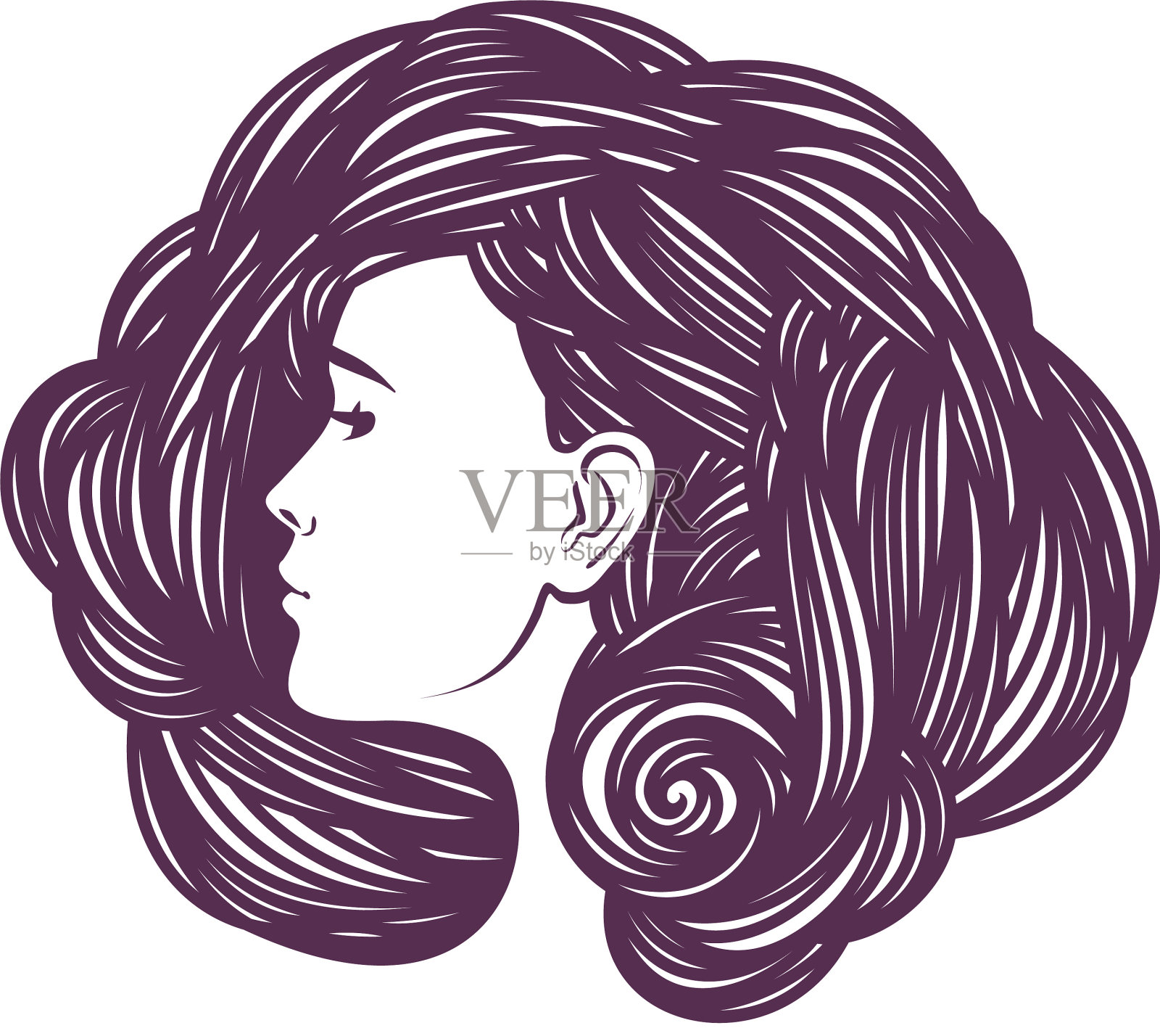 美容店的化妆品或水疗概念设计元素图片