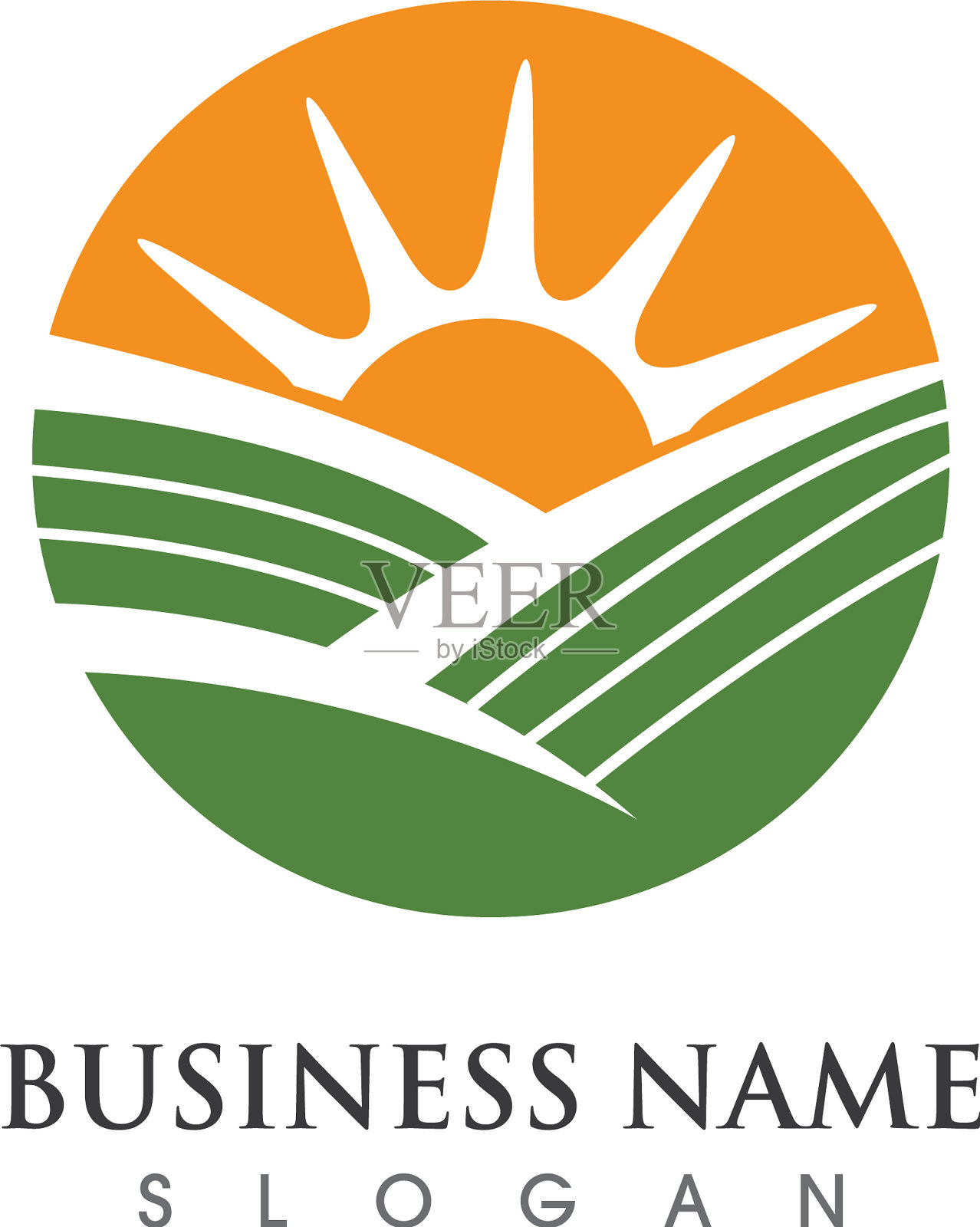 太阳标志图标插画图片素材