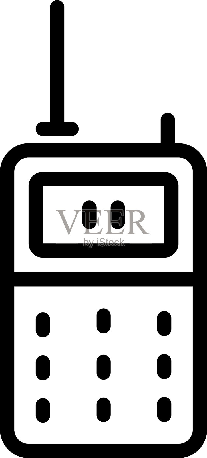 对讲机图标素材