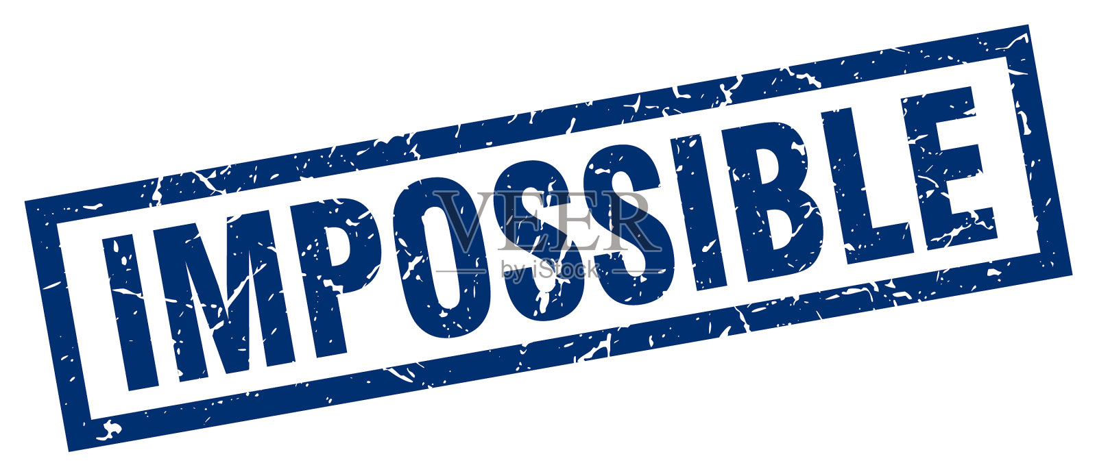 方形垃圾蓝色不可能邮票插画图片素材