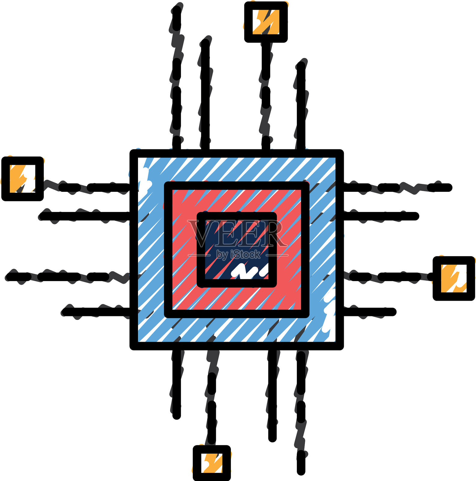 广场的形状设计设计元素图片
