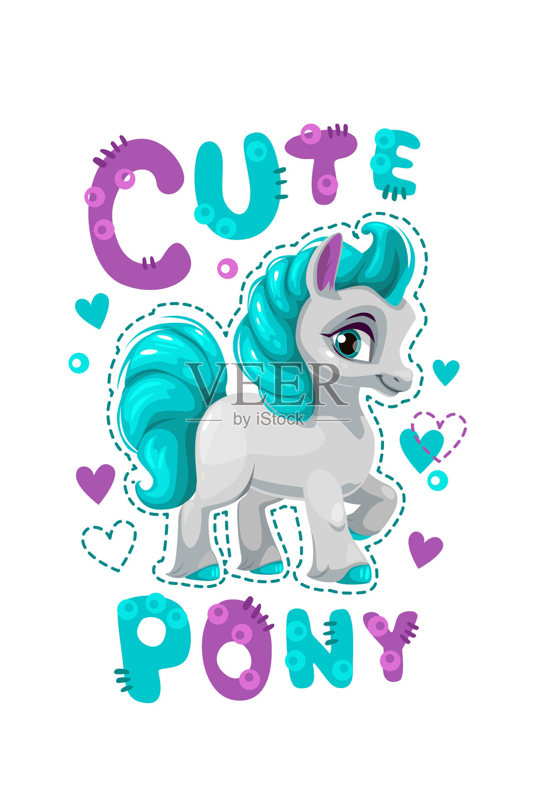 漂亮的小女孩设计元素图片