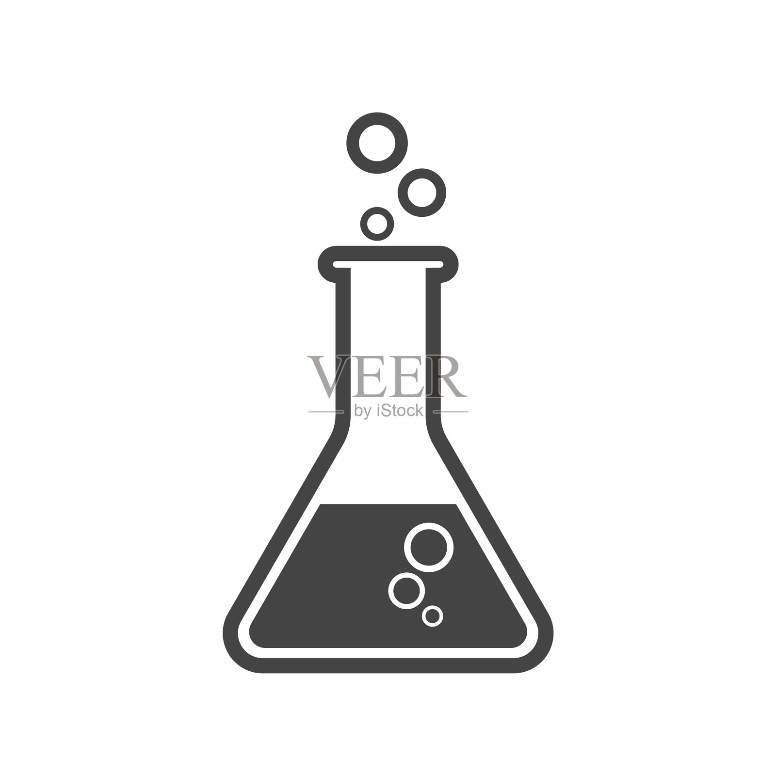 化学试管象形图标实验室图标素材