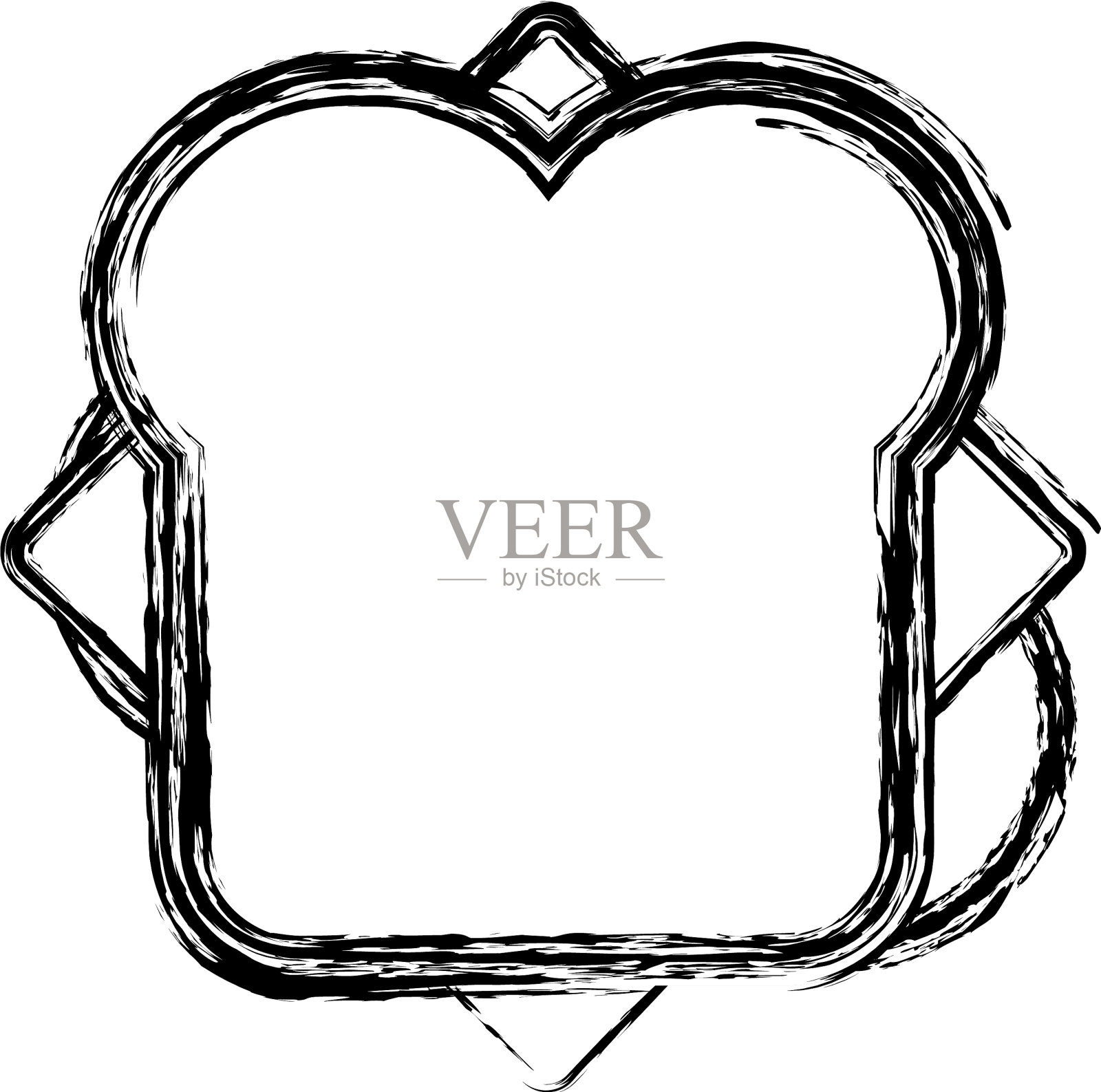 三明治图标图像设计元素图片