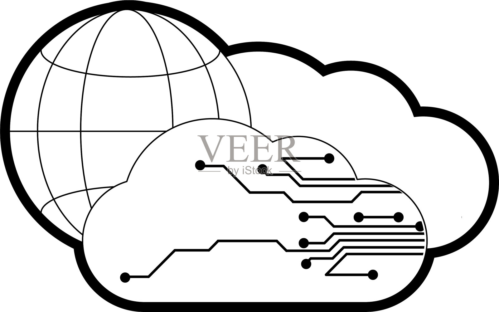 云计算设计设计元素图片