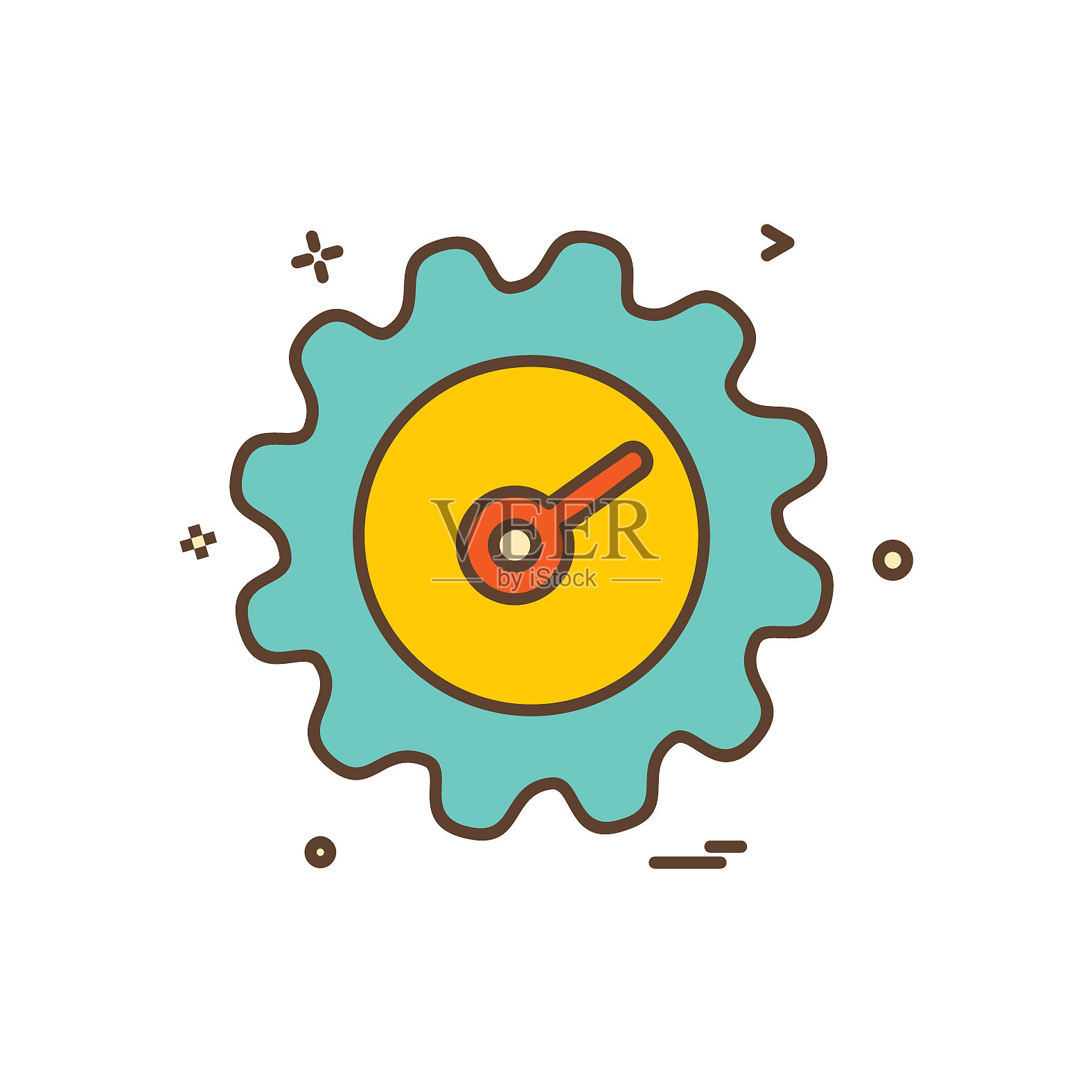 设定齿轮图标设计图标素材