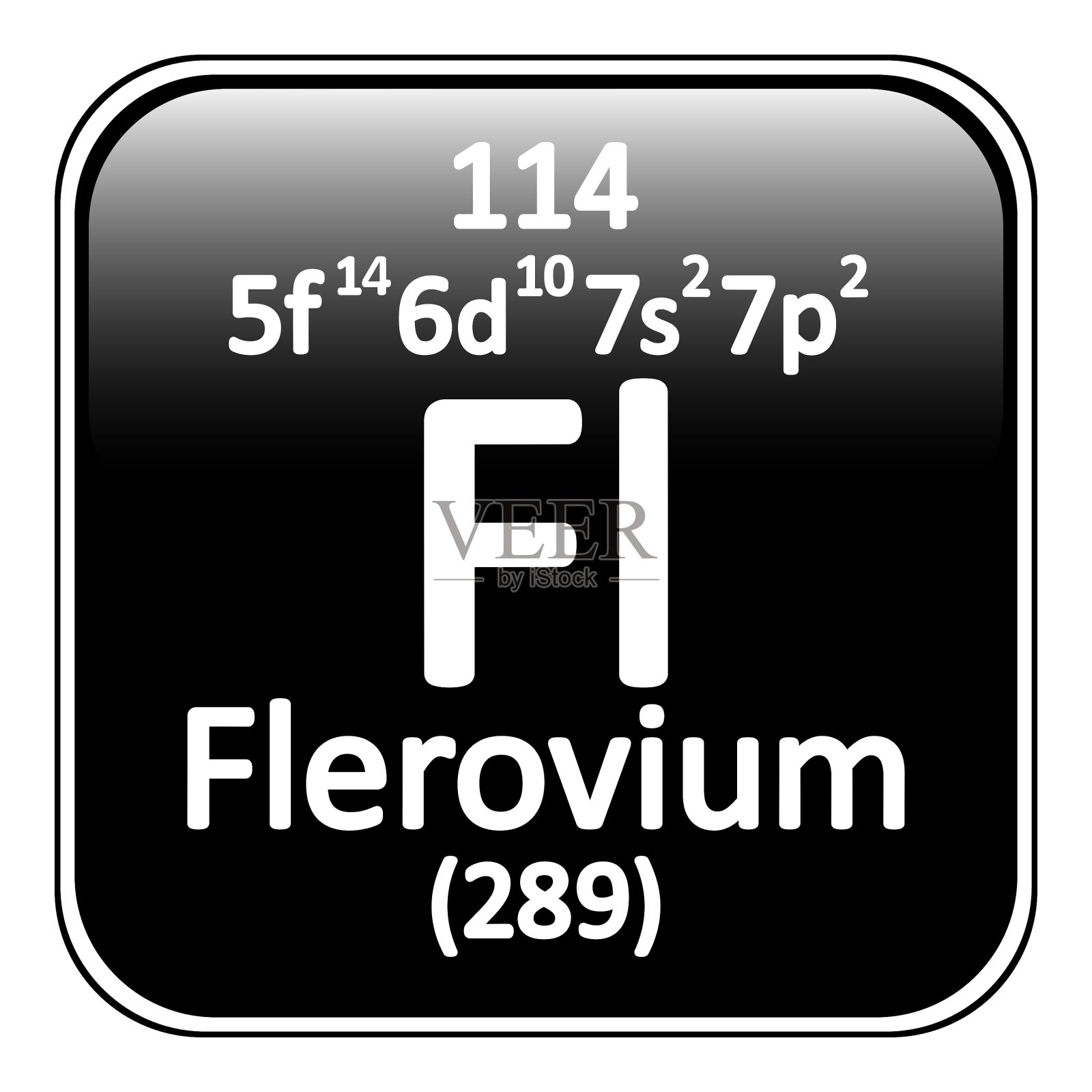 元素周期表元素花蕾图标插画图片素材