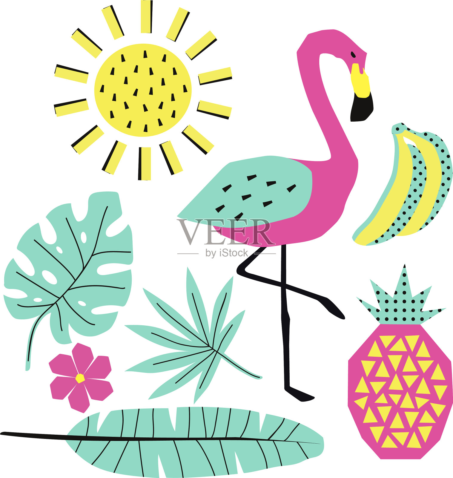 夏天插画图片素材