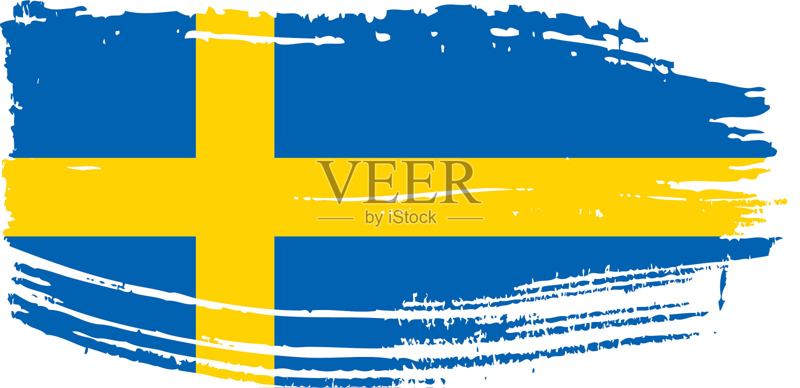 瑞典的国旗设计元素图片